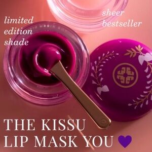 *SOLD*  The Kissu Lip Mask in Wisteria and Texture Tonic Combo